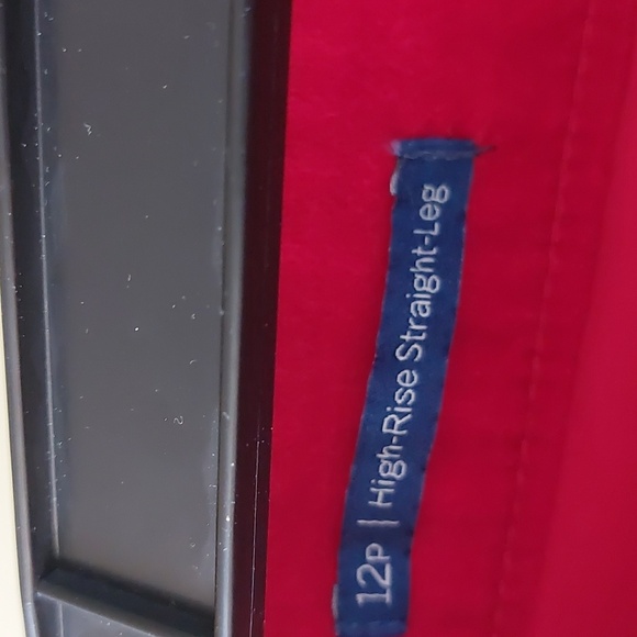 NWT, "Talbots" size 12P, Velour, high rise straight legs, slimming. - Picture 4 of 8